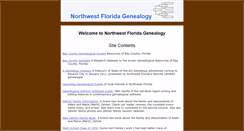 Desktop Screenshot of northwestfloridagenealogy.com